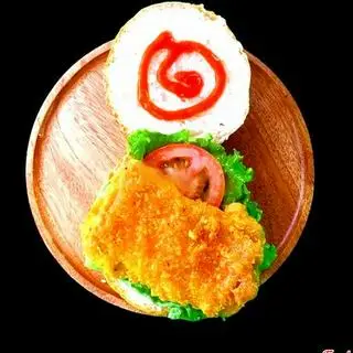 Hình ảnh Hamburger gà fillet