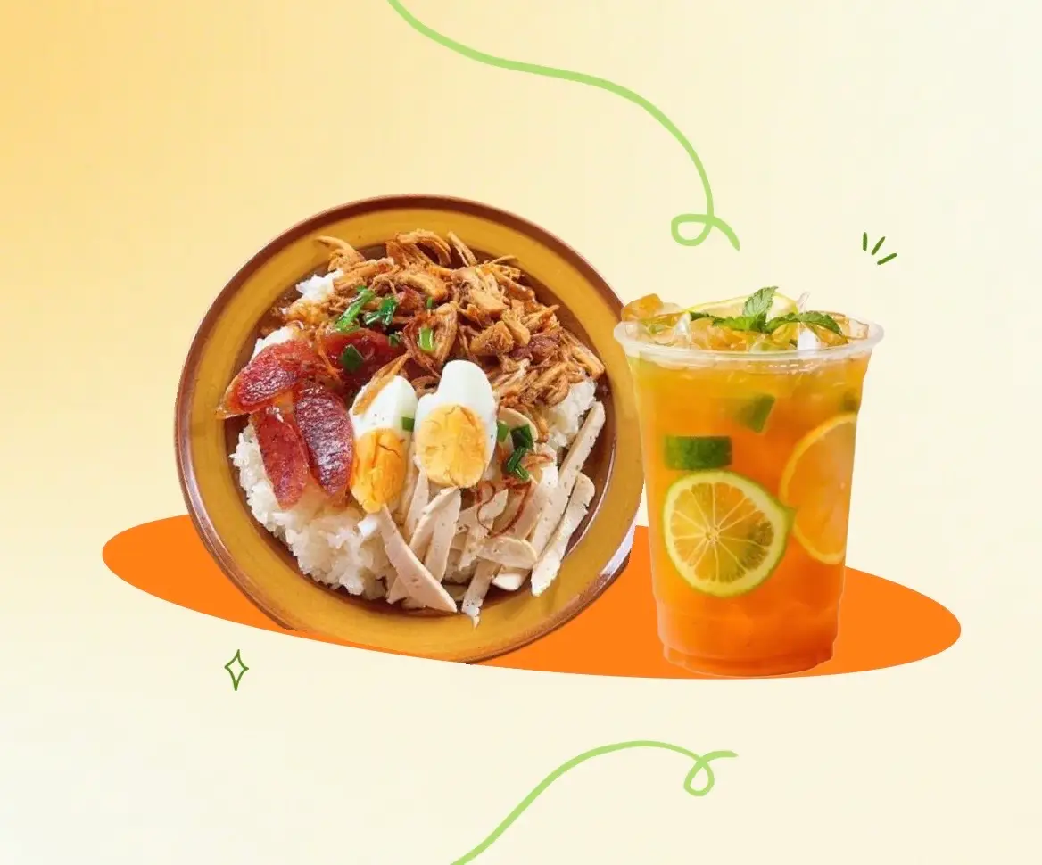 Hình ảnh COMBO XÔI MẶN - TRÀ CHANH