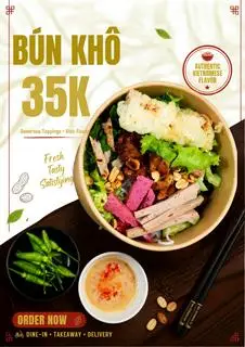 Hình ảnh bún thịt nướng ( mắm đậu)
