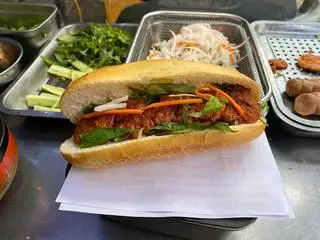 Hình ảnh Bánh Mì Thịt Nướng 