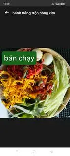 Hình ảnh bánh tráng trộn hồng kim