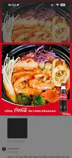 Hình ảnh Mì cay bò hải sản - Coca