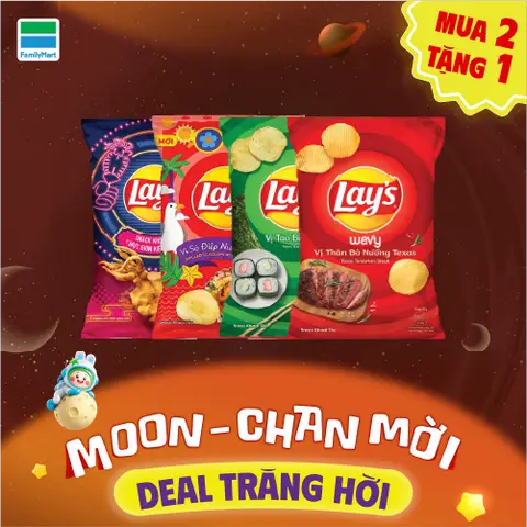Hình ảnh Mua 2 Tặng 1 Lay's Bất Kỳ