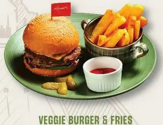 Hình ảnh Veggie burger & fries