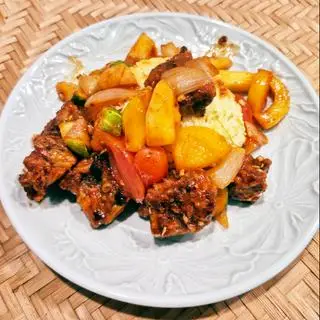 Hình ảnh Sườn xào chua ngọt (sốt Nam Ký )