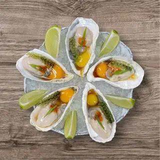Hình ảnh Combo 5 con hàu sashimi sốt ponzu vị Nhật