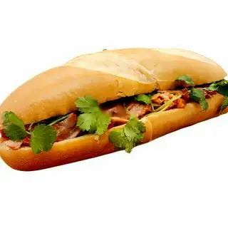 Hình ảnh Bánh Mỳ Xúc Xích Bò Khô