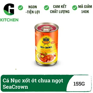 Hình ảnh Cá Nục xốt ớt chua ngọt SeaCrown 155g