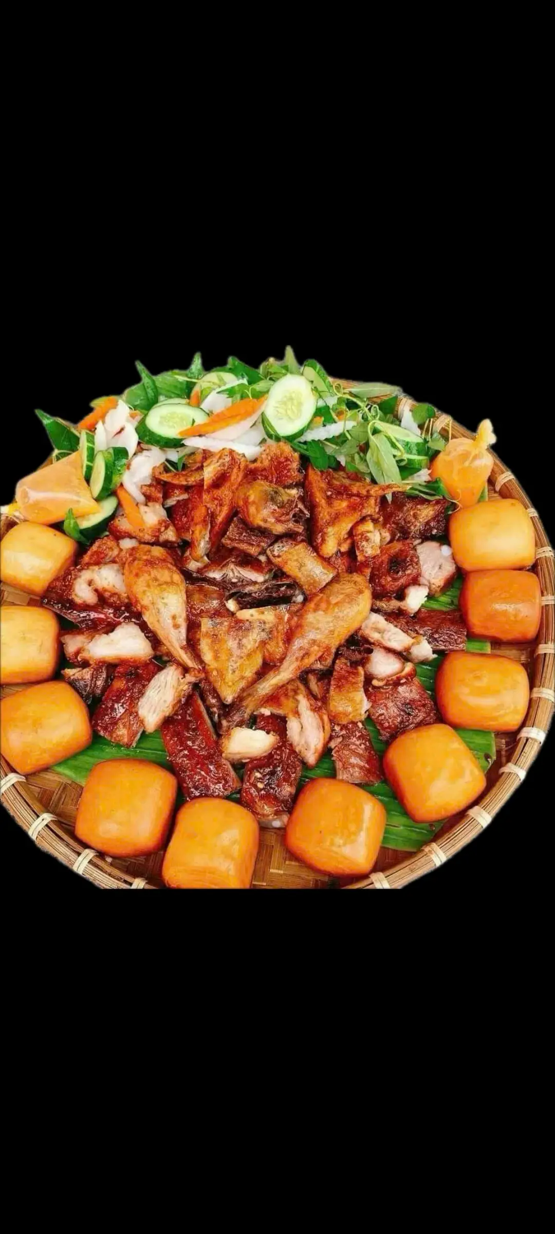 Hình ảnh ComBo Gà Sire Lớn  Mắm Nhĩ +4 bánh bao+ 1 cơm lam( Hình Ảnh Minh Họa)