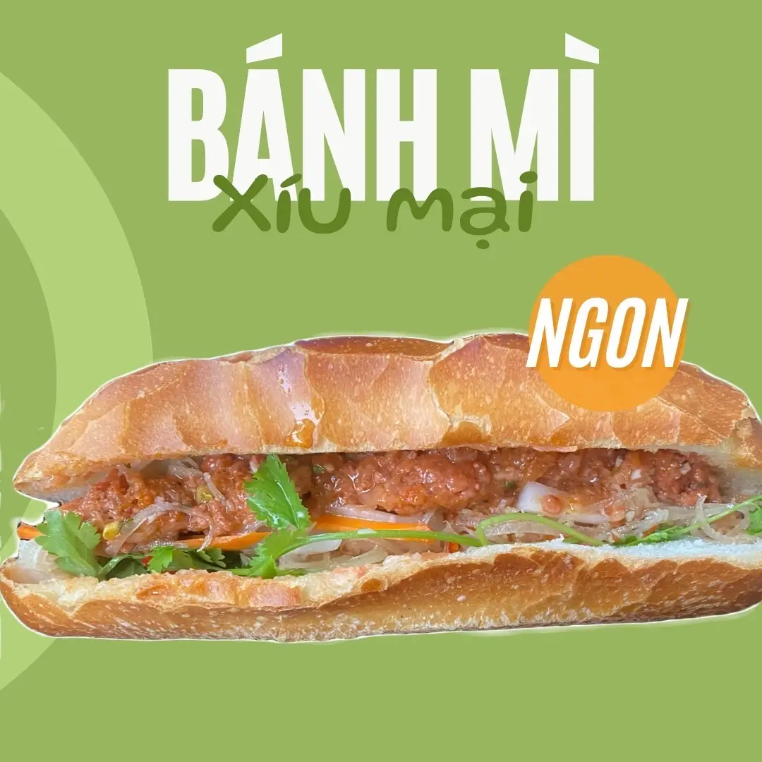 Hình ảnh Bánh mì xíu mại