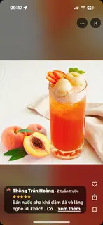 Hình ảnh Trà x đào x vải x dâu