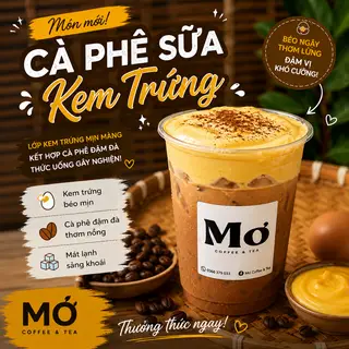 Hình ảnh Cà phê sữa kem trứng