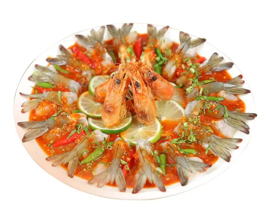 Hình ảnh Tôm sống sốt Thái đỏ