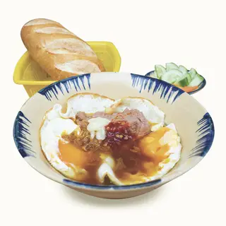 Hình ảnh Bánh Mì Chấm Ốp La