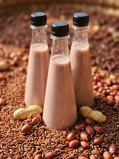 Hình ảnh Sữa hạt Mix: Gạo lứt huyết rồng + Đậu phộng