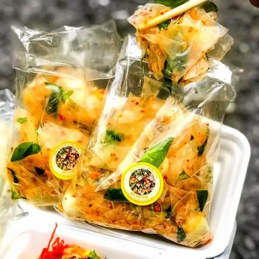 Hình ảnh Bánh tráng tỏi ớt - bịch vừa