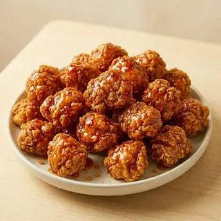 Hình ảnh Gà Viên Sốt Hàn Cay Ngọt