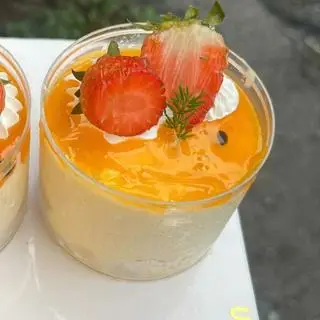 Hình ảnh cốc mousse chanh leo