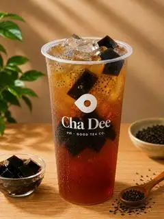 Hình ảnh Chadee Giải Nhiệt Sương Sáo Hạt Chia - ChaDee Grass Jelly Chia Cooler