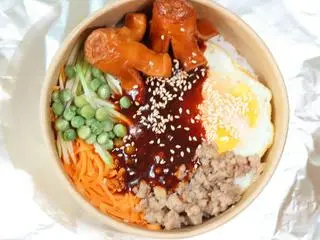 Hình ảnh cơm trộn Hàn Quốc