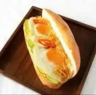 Hình ảnh Bánh Mì 2 Trứng + Chà Bông