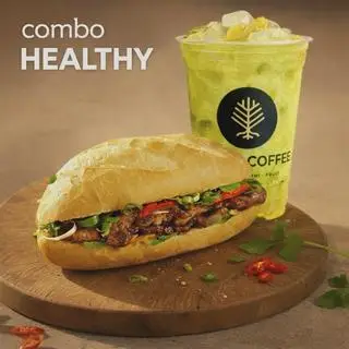 Hình ảnh HEALTHY: 1 Bánh mì + 1 nước ép