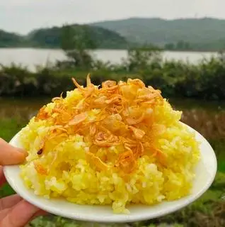 Hình ảnh Xôi Nếp Hành Phi