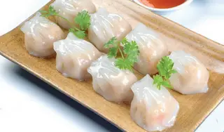 Hình ảnh há cảo tôm tươi 