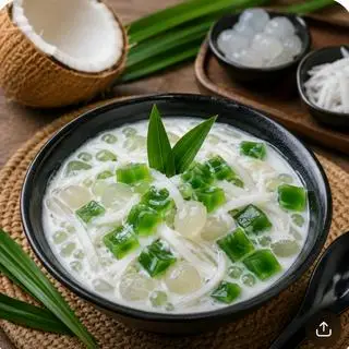 Hình ảnh Chè dừa non hạt đác