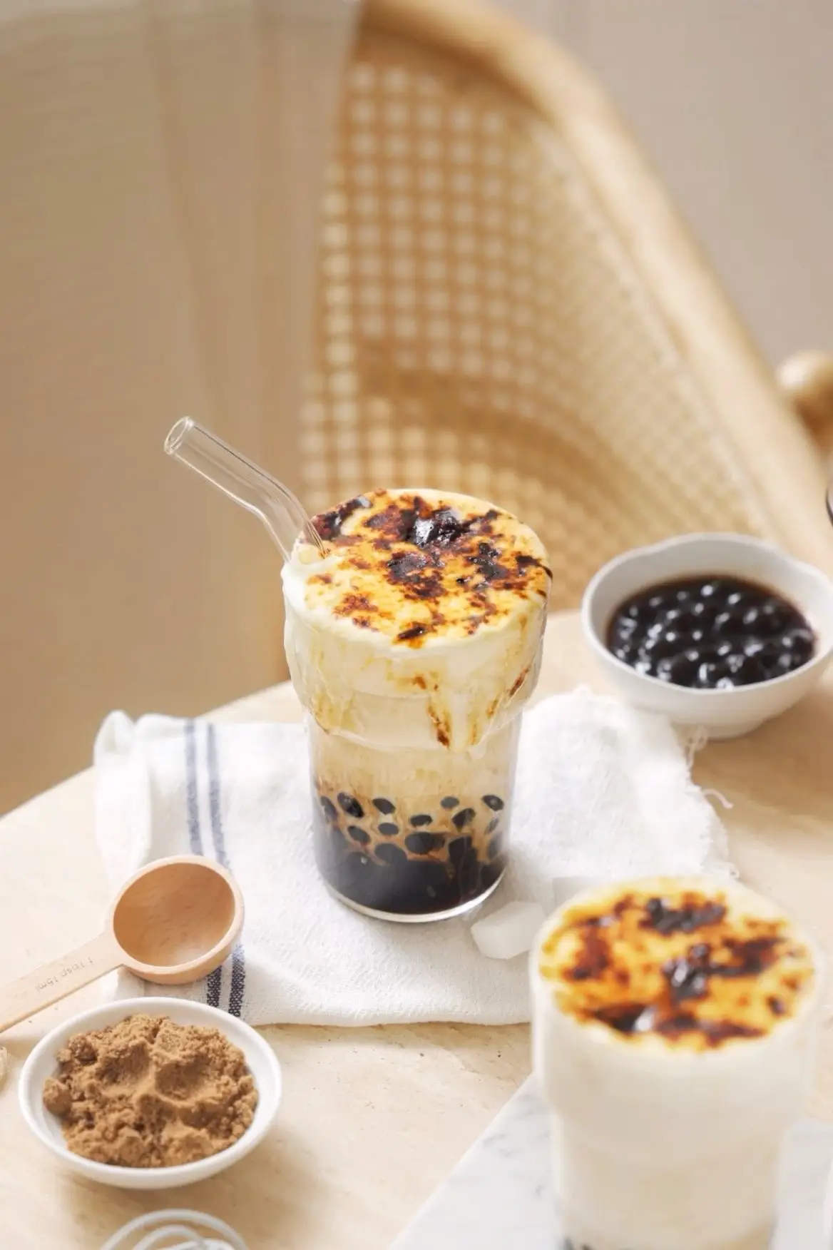 Hình ảnh Sữa tươi trân châu đường đen