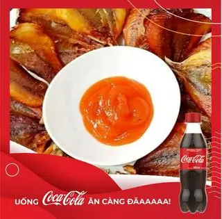 Hình ảnh 10 cá chỉ vàng nướng + coca