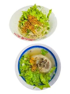 Hình ảnh hủ tiếu khô -giò / xương- hoặc thập cẩm