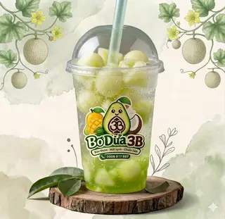 Hình ảnh Soda dưa lưới size M