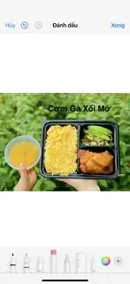 Hình ảnh Cơm gà xối mỡ