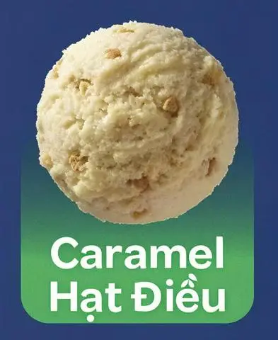 Hình ảnh Kem 2 Viên Caramel Hạt Điều (Cashew Nut + Caramel)