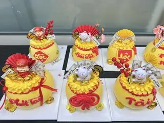 Hình ảnh  bánh kem thần tài size 16