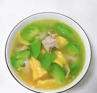 Hình ảnh 丝瓜蛋汤- Canh mướp nấu trứng – Luffa and Egg Soup