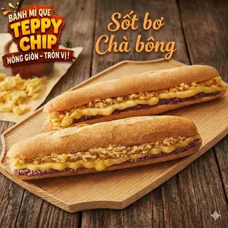 Hình ảnh Bánh mì que sốt bơ chà bông