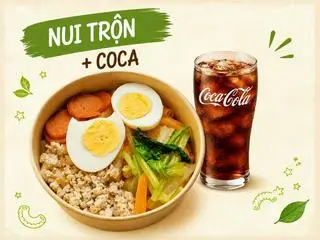 Hình ảnh Combo Nui Trộn + Coca