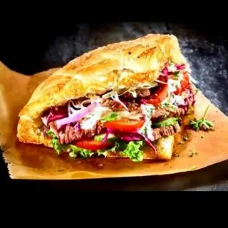Hình ảnh Bánh mì doner kebab tam giác thường