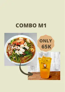 Hình ảnh COMBO M1 ( Bún Thái Hải Sản, Trà Đào )