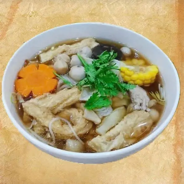 Hình ảnh Hủ tiếu chay đầy đủ