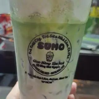 Hình ảnh matcha latte kem phô mai 