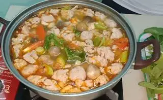 Hình ảnh lẩu thác lác
