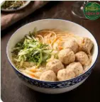 Hình ảnh (BF) Hủ tiếu nước bò viên sa tế tôm T (M)