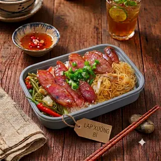 Hình ảnh cơm tấm lạp xưởng - bì