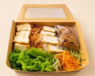 Hình ảnh Combo 2 bún đậu hũ tặng sườn non chay
