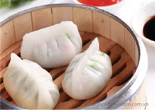 Hình ảnh Bánh xếp hẹ-5c viên to