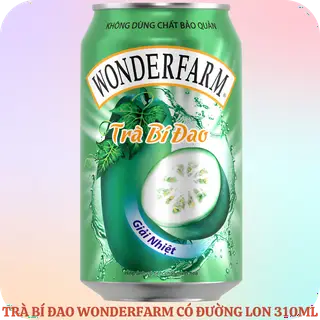 Hình ảnh Trà bí đao WONDERFARM 310ml