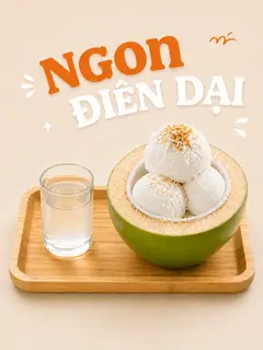 Hình ảnh Kem dừa thái